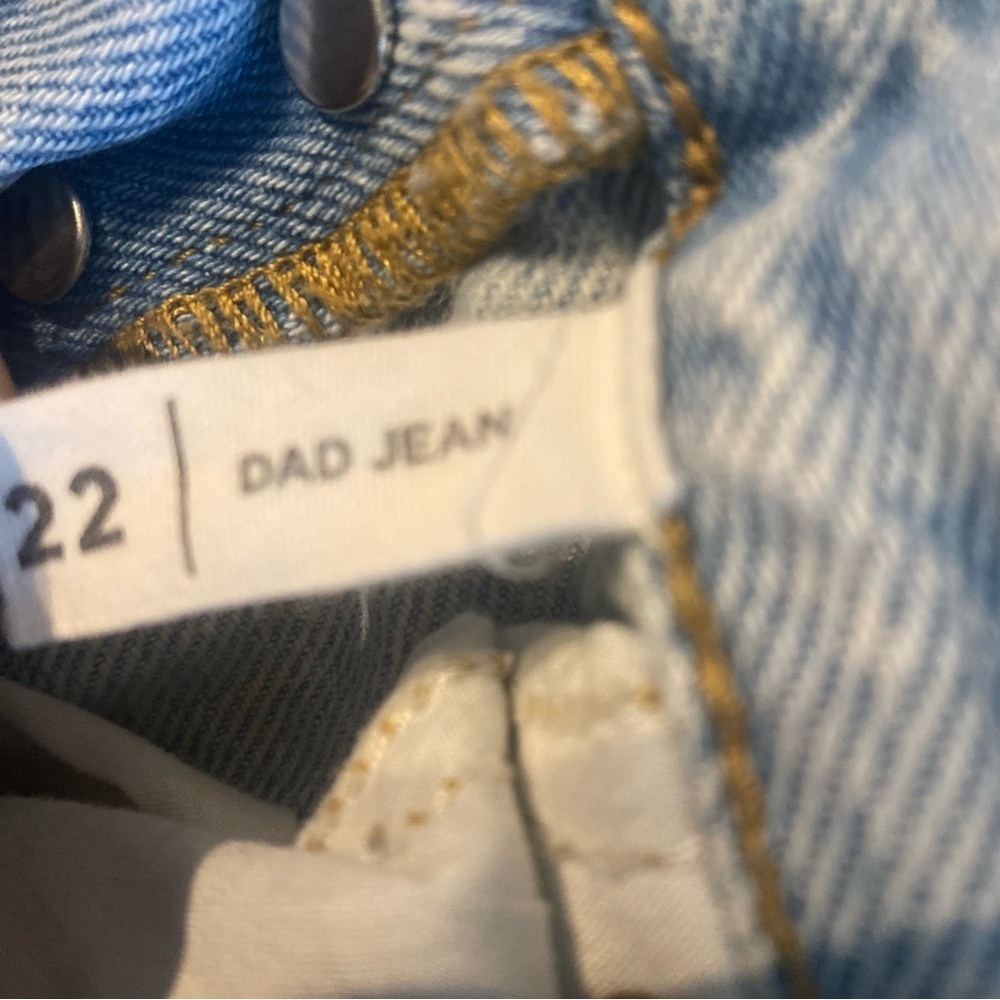PacSun Distressed Mom Jeans, Size 22, Regular Length - Picture 6 of 7